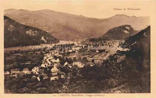 AK / Ansichtskarte  Kruth Krueth 68 Haut-Rhin Panorama Chateau de Wildenstein