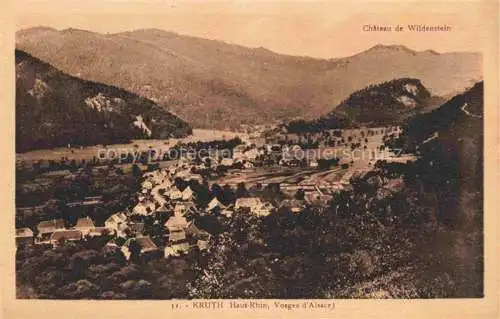 AK / Ansichtskarte  Kruth Krueth 68 Haut-Rhin Panorama Chateau de Wildenstein