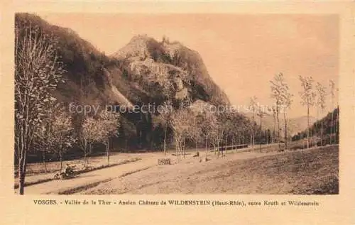 AK / Ansichtskarte  Kruth Krueth 68 Haut-Rhin Vallee de la Thur Chateau de Wildenstein entre Kruth et Wildenstein