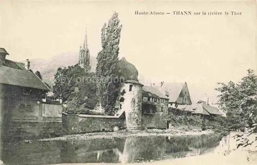 AK / Ansichtskarte  Thann  68 Haut-Rhin sur la riviere la Thur