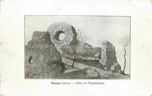 AK / Ansichtskarte  Thann  68 Haut-Rhin Ruine e l'Engelsbourg