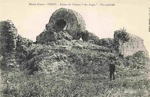 AK / Ansichtskarte  Thann  68 Haut-Rhin Ruines du Chateau des Anges Vue generale