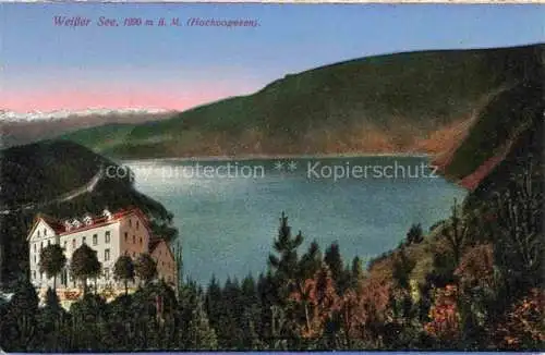 AK / Ansichtskarte  Weisser See Elsass Lac Blanc 68 Haut-Rhin Panorama