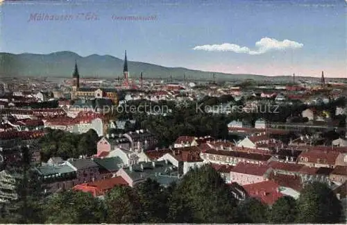 AK / Ansichtskarte  Muehlhausen  MULHOUSE 68 Elsass Haut-Rhin Panorama