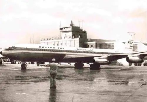 AK / Ansichtskarte  Flughafen Airport Aeroporto Frankfurt Main Rhein Main Boeing 707 