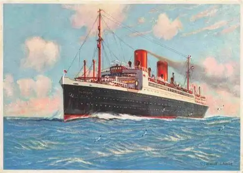 AK / Ansichtskarte  Dampfer Oceanliner LLOYD Bremen Doppelschraubendampfer Stuttgart 