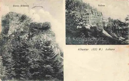 AK / Ansichtskarte  Altweier Aubure 68 Haut-Rhin Ruine Bilstein Salem