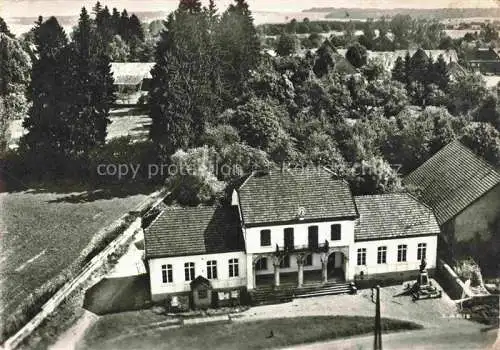 AK / Ansichtskarte  Foussemagne 90 Belfort Vue aérienne de la mairie et l'école