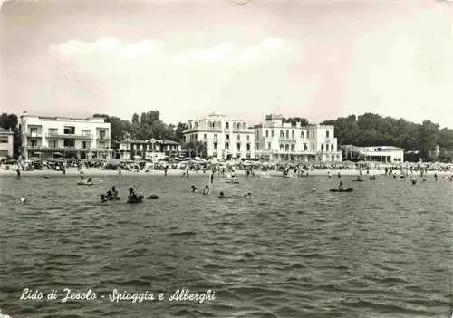 AK / Ansichtskarte  Lido di Jesolo IT Spiaggia e Alberghi