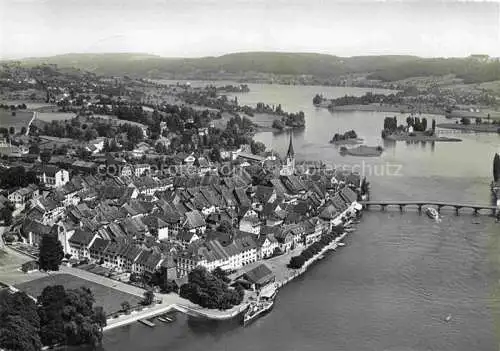 AK / Ansichtskarte  STEIN  AM RHEIN SH mit Insel Werd und Untersee