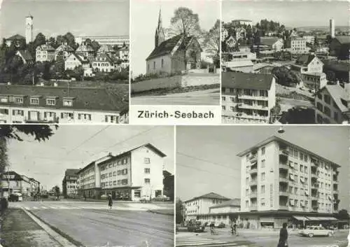 AK / Ansichtskarte  Seebach  Zuerich ZH Teilansichten Kirche