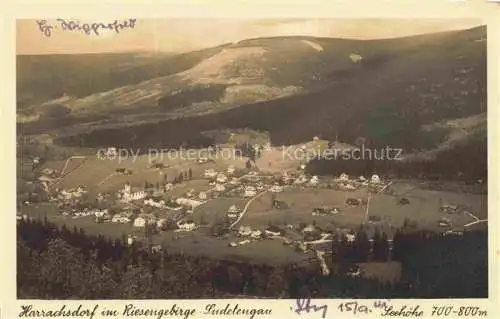 AK / Ansichtskarte  Harrachsdorf Harrachov CZ Panorama Riesengebirge Feldpost