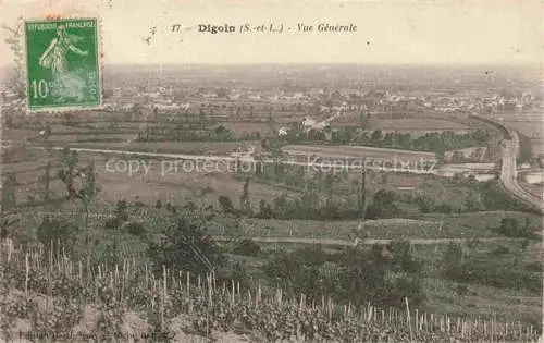 AK / Ansichtskarte  Digoin Charolles 71 Saone-et-Loire Vue générale