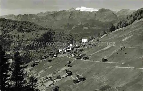 AK / Ansichtskarte  St Luc VS Panorama Blick gegen Wildhorn