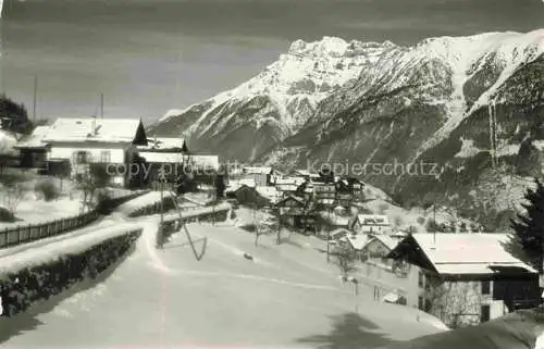 AK / Ansichtskarte  Les Granges sur Salvan VS Winterpanorama Alpen