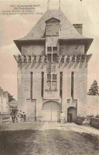 AK / Ansichtskarte  St-Porchaire Saintes 17 Charente-Maritime Ancien Donjon du Chateau de la Roche Courbon