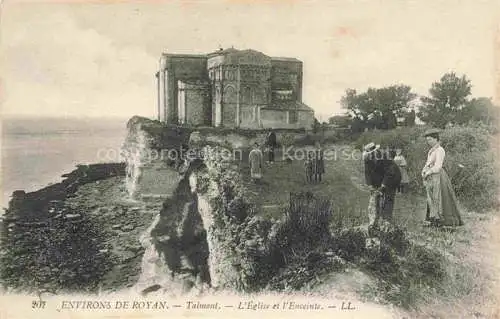 AK / Ansichtskarte  Talmont-Bourgenay Saintes 17 Charente-Maritime Eglise et l'Enceinte