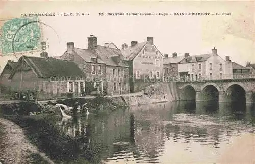 AK / Ansichtskarte  Saint-Fromont Saint-Fromond Saint-Lo 50 Manche Le Pont