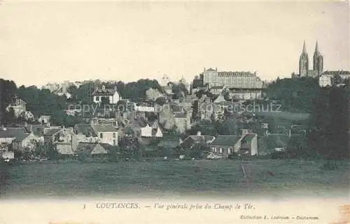 AK / Ansichtskarte  Coutances 50 Manche Vue generale prise du Champ de Tir