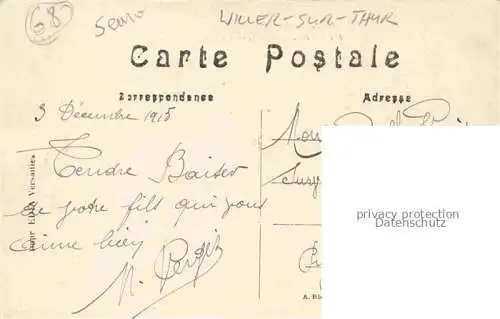 AK / Ansichtskarte  Weiler Elsass Willer-sur-Thur 68 Haut-Rhin Vue generale