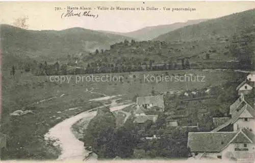 AK / Ansichtskarte  Massevaux Alsace Elsass 88 Vosges Vallee de Massevaux et la Doller Vue panoramique