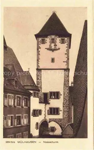 AK / Ansichtskarte  Muelhausen Elsass Nesselturm