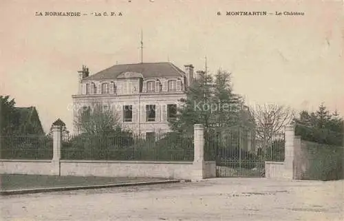 AK / Ansichtskarte  Montmartin-sur-Mer Coutances 50 Manche Le Chateau