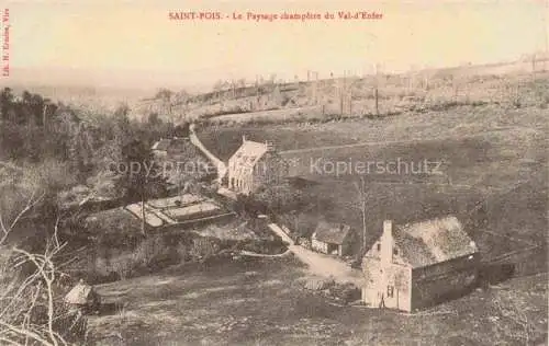 AK / Ansichtskarte  Saint-Pois Le Paysage champfere du Val-d'Enfer