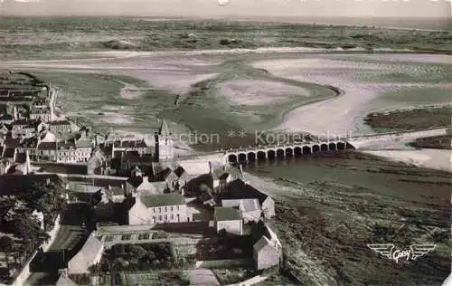 AK / Ansichtskarte  Portbail Port-Bail 50 Manche Le Port et les Dunes Vue aerienne