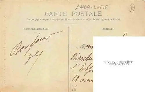 AK / Ansichtskarte  ANGOULEME 16 Charente Peur pas paye d'droues a l'octroue jh met mon lapin dans l'fond et mon mouchouer pour dessus