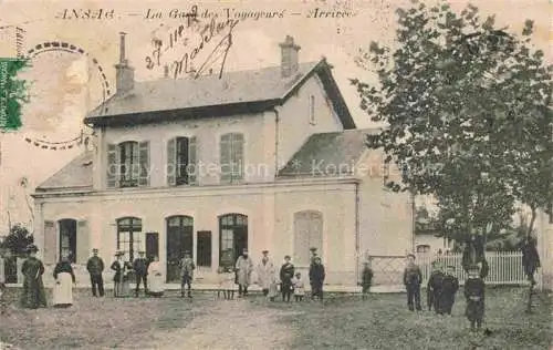 AK / Ansichtskarte  Ansacq La Gare des Voyageurs Arrivee