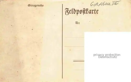 AK / Ansichtskarte  Giragoutte Labaroche Zell 68 Haut-Rhin Dorfmotiv Feldpostkarte