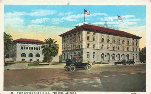 AK / Ansichtskarte  PHOENIX Arizona USA Post Office and YMCA