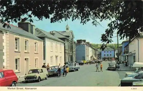 AK / Ansichtskarte  Aberaeron Ceredigion Wales UK Market Street