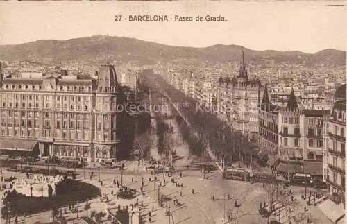 AK / Ansichtskarte  BARCELONA Cataluna ES Paseo de Gracia