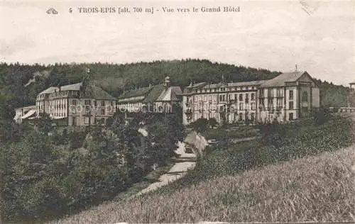 AK / Ansichtskarte  Trois-Epis Drei-aehren 68 Haut-Rhin Vue vers le Grand Hotel