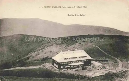 AK / Ansichtskarte  Grand-Ballon 68 Alsace Vosges Hotel du Grand Ballon Vue aerienne