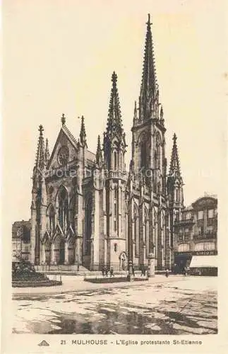 AK / Ansichtskarte  MULHOUSE Muehlhausen 68 Alsace Eglise protestante St Etienne