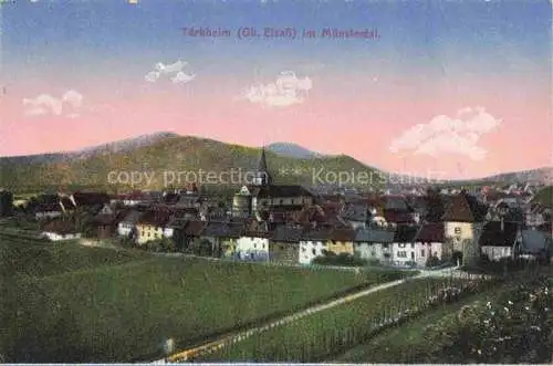 AK / Ansichtskarte  Tuerkheim Turckheim Elsass Colmar 68 Haut-Rhin Muenstertal Panorama