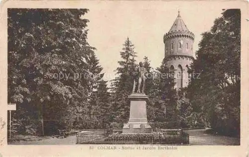 AK / Ansichtskarte  COLMAR 68 Haut-Rhin Statue et Jardin Bartholdi