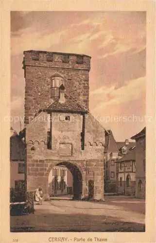 AK / Ansichtskarte  Cernay  Sennheim 68 Haut-Rhin Porte de Thann