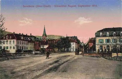 AK / Ansichtskarte  Sennheim Cernay 68 Haut-Rhin Schlachten August Septemberg 1914 Ortspartie