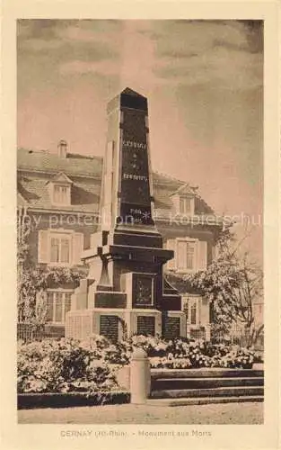 AK / Ansichtskarte  Cernay  Sennheim 68 Haut-Rhin Monument aux Morts