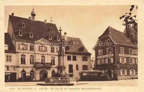 AK / Ansichtskarte  Altkirch 68 Haut-Rhin Hotel de la Ville et Maison Renaissance