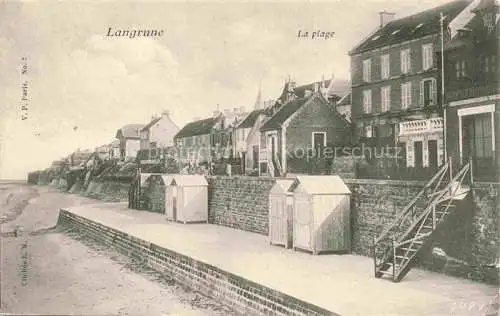 AK / Ansichtskarte  LANGRUNE-SUR-MER 14 Calvados La plage