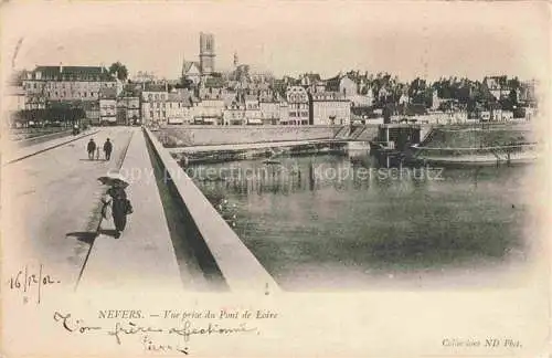 AK / Ansichtskarte  Nevers 58 Nievre Vue prise du Pont de Loire