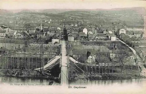 AK / Ansichtskarte  Capdenac-Gare Villefranche-de-Rouergue 12 Aveyron Vue panoramique