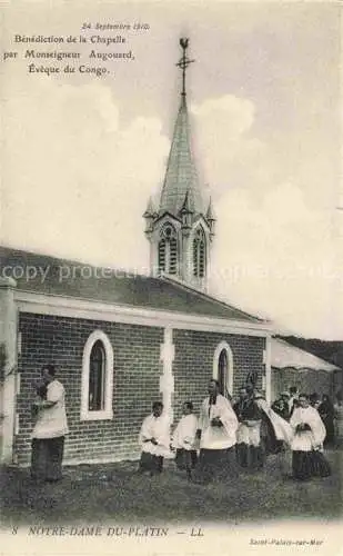 AK / Ansichtskarte  ST-PALAIS-SUR-MER 17 Charente-Maritime Eglise Notre Dame du Platin Bénédiction de la Chapelle par Monseigneur Augouard Evêque du Congo