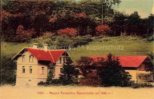 AK / Ansichtskarte  Aubure Altweier 68 Haut Rhin Maison Forestière Baerenhuette