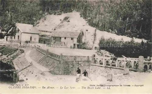 AK / Ansichtskarte  Lac Noir Schwarzer See 88 Vosges Guerre 1914 Le Lac Noir